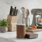 Professionel knivsliber med diamantbelagt sliberulle til præcis slibning - Fioriscas