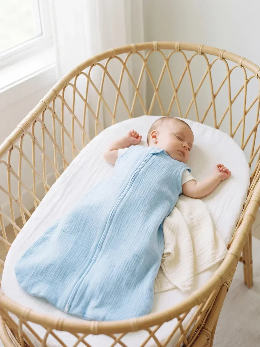 Breathable Cotton Gauze Summer Baby Sleep Sack | Fioriscas