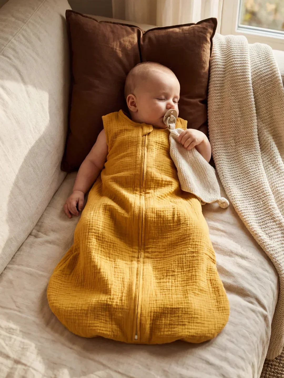 Breathable Cotton Gauze Summer Baby Sleep Sack | Fioriscas