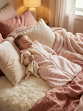 Extra měkký fleecový spací pytel pro miminka s obousměrným zipem | Fioriscas