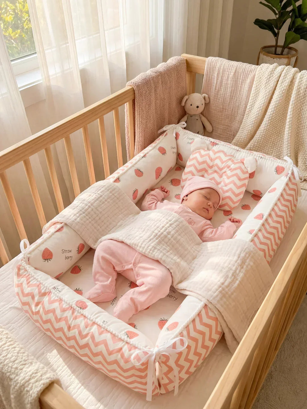 Extra-Long Baby Sleep Pod with Cervical Pillow | Fioriscas