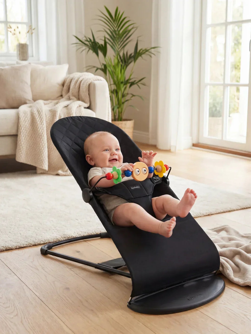 Transat pour bébé pliable avec arche d’activités, de 0 à 2 ans