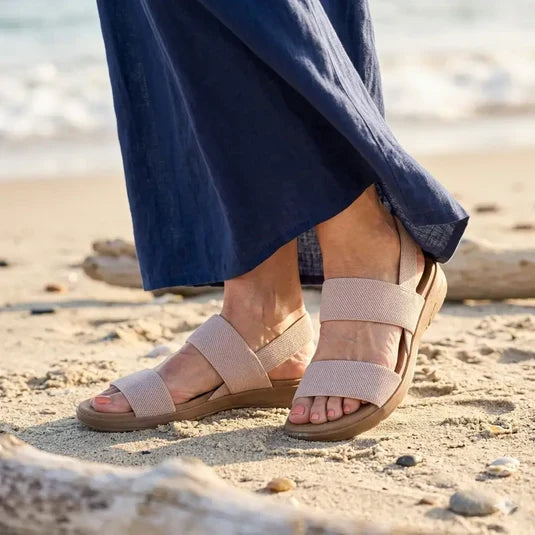Sandalias elásticas – Ligeras y sin cordones para caminar y viajar | Fioriscas