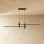 Lampada a sospensione LumiWeave Halo con illuminazione orizzontale e verticale
