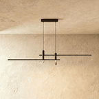 Lampada a sospensione LumiWeave Halo con illuminazione orizzontale e verticale