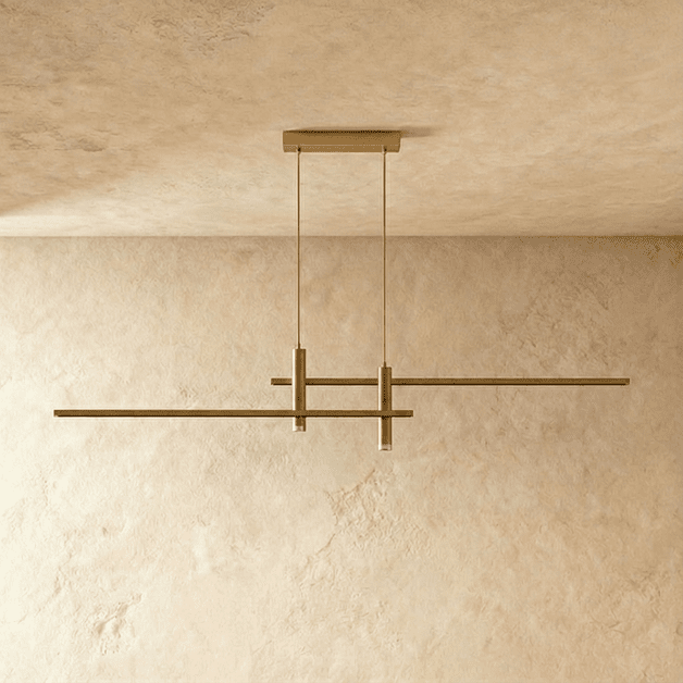 Lampada a sospensione LumiWeave Halo con illuminazione orizzontale e verticale