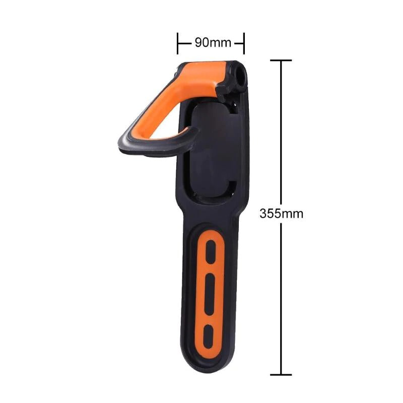 Portabiciclette da parete in metallo con design a gancio per garage