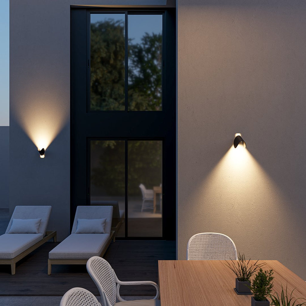 Væglampe, SolaraGlow-diffuseret varm LED-væglampe til stuen