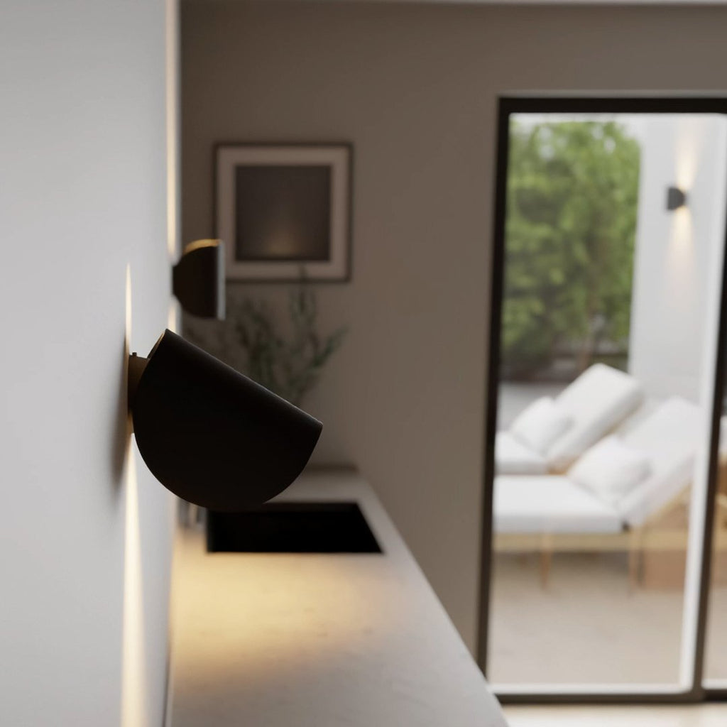 Væglampe, SolaraGlow-diffuseret varm LED-væglampe til stuen