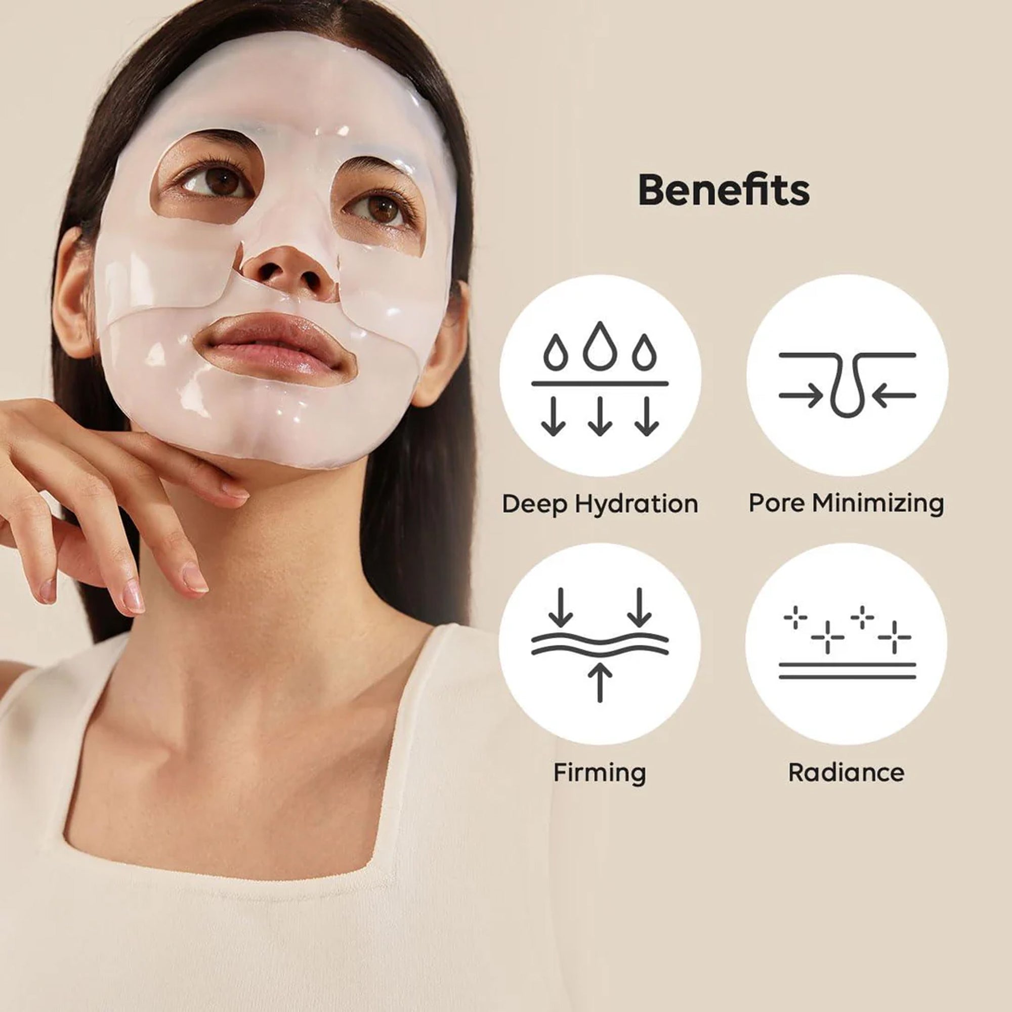 Bio-Collagen Hydrating Face Mask By NysaGlow, Overnight Radiance Boost