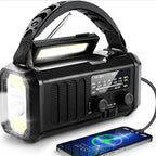 SolioGuard Hand-Crank Emergency Radio, Solar & USB Charging, NOAA Alerts
