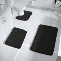 3-Piece Non-Slip Bath Set, Memory Foam Mats with Grip Backing