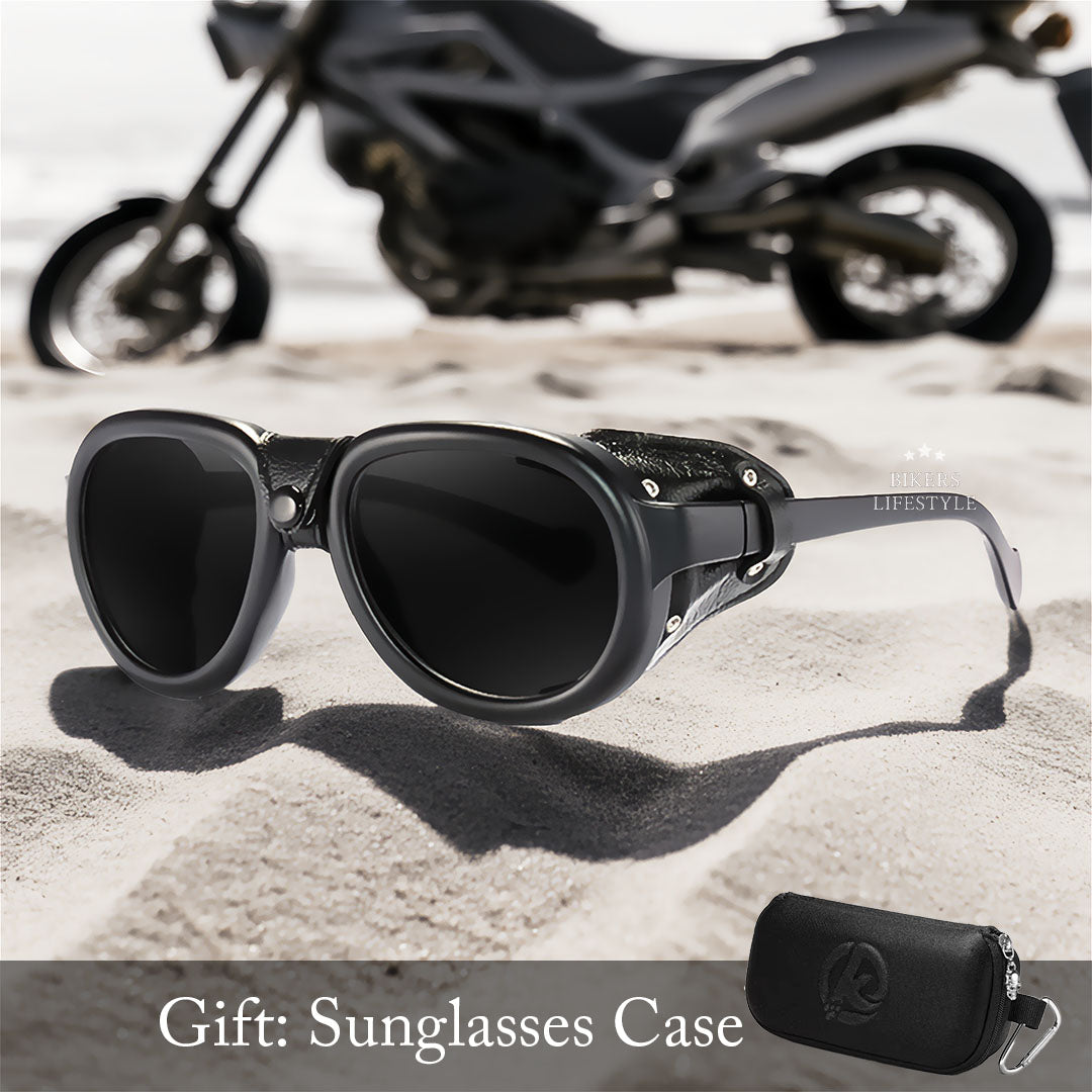 Steampunk Riding Glasses with Windproof Anti-Fog Lenses