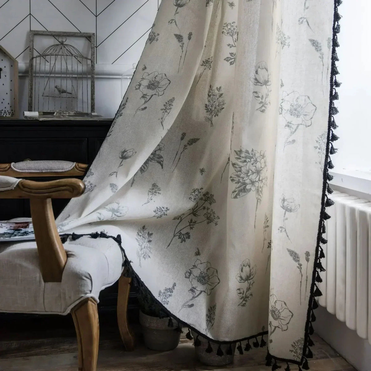 Boho Breeze függönyök: fényáteresztő csipke bohém lakberendezéshez | Fioriscas