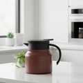 Termosowy dzbanek z sitkiem ze stali nierdzewnej i ceramicznym wnętrzem do gorącej lub zimnej herbaty - Fioriscas