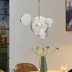 OrbisGlow moderne glas kugle klyngependel, flere størrelser