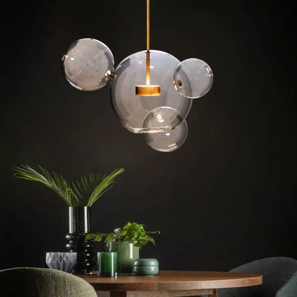 OrbisGlow moderne glas kugle klyngependel, flere størrelser