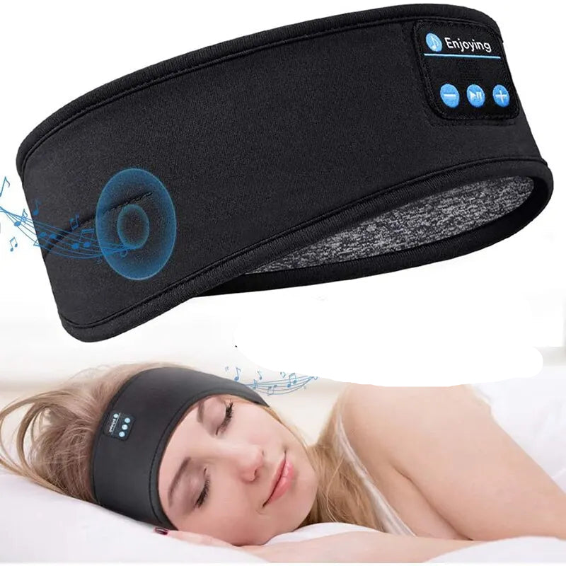Fascia per il sonno SomniBand Bluetooth con altoparlanti integrati e tessuto morbido, batteria da 10 ore | Fioriscas