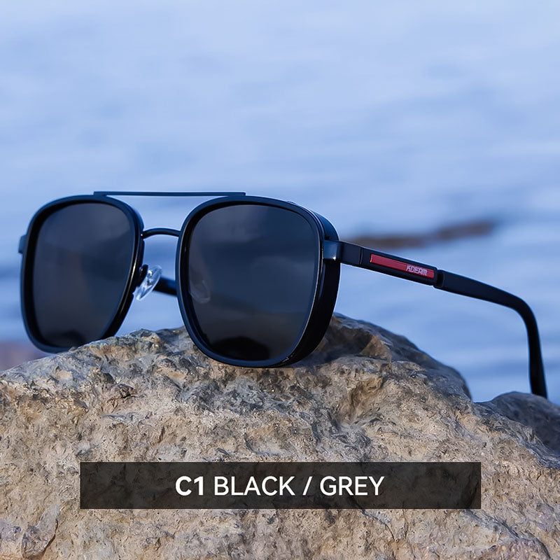 Vintage Polarized Sunglasses with Lightweight UV-Protective Frame