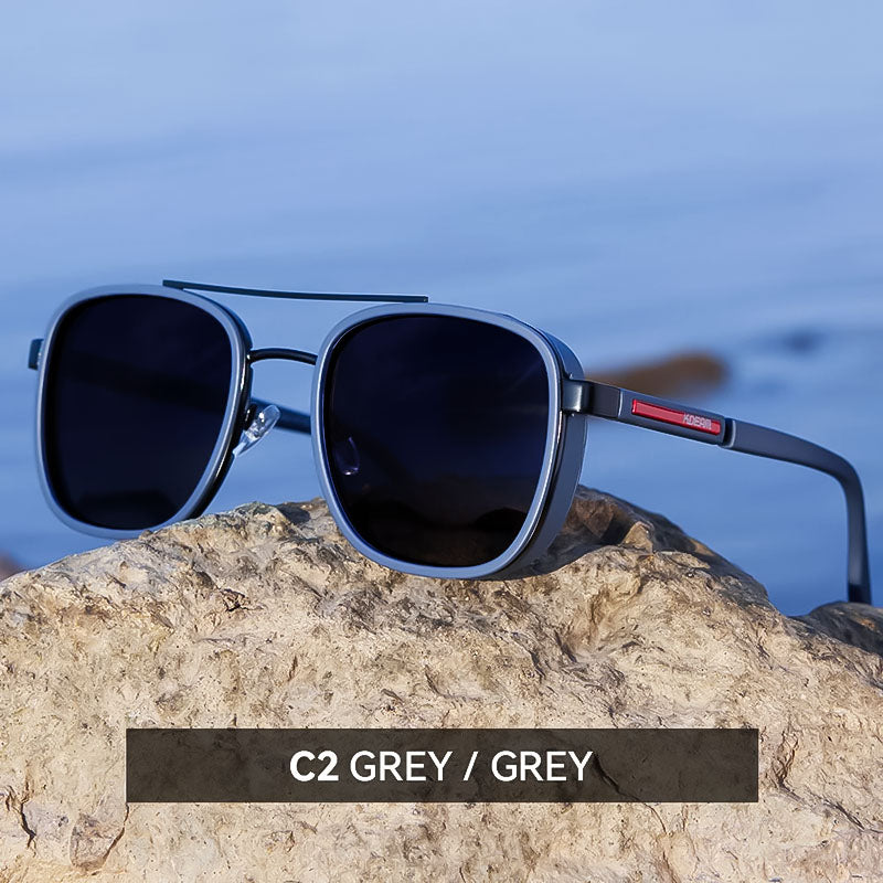 Vintage Polarized Sunglasses with Lightweight UV-Protective Frame