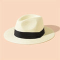 Sombrero Panamá TierraLuz hecho a mano en Ecuador para el estilo de verano | Fioriscas
