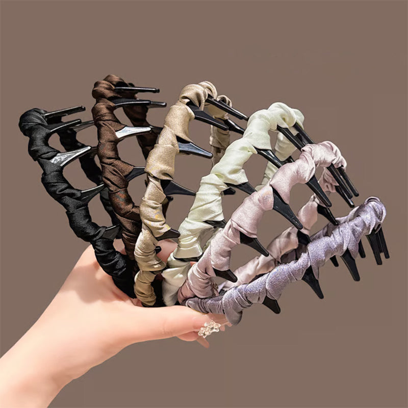 Vintage tooth comb headband