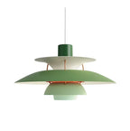 Lampa wisząca Petal, inspirowana stylem duńskim, żelazna rama, 3 rozmiary