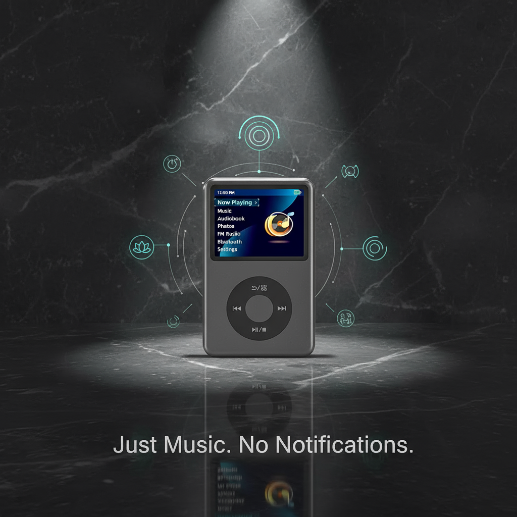 Lettore MP3 ad alta capacità e senza distrazioni per un audio Hi-Fi puro | Fioriscas