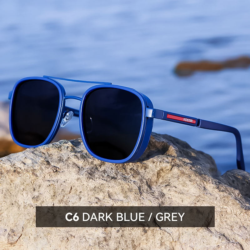 Vintage Polarized Sunglasses with Lightweight UV-Protective Frame