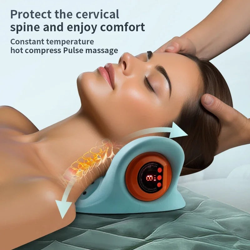 جهاز Neck Massager Pro لتدليك الرقبة بتقنية EMS للراحة العميقة للموظفين في المكاتب | Fioriscas