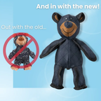 Giocattolo TuffPaws Bear Tough per masticatori aggressivi, costruito per durare | Fioriscas