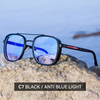 Vintage Polarized Sunglasses with Lightweight UV-Protective Frame