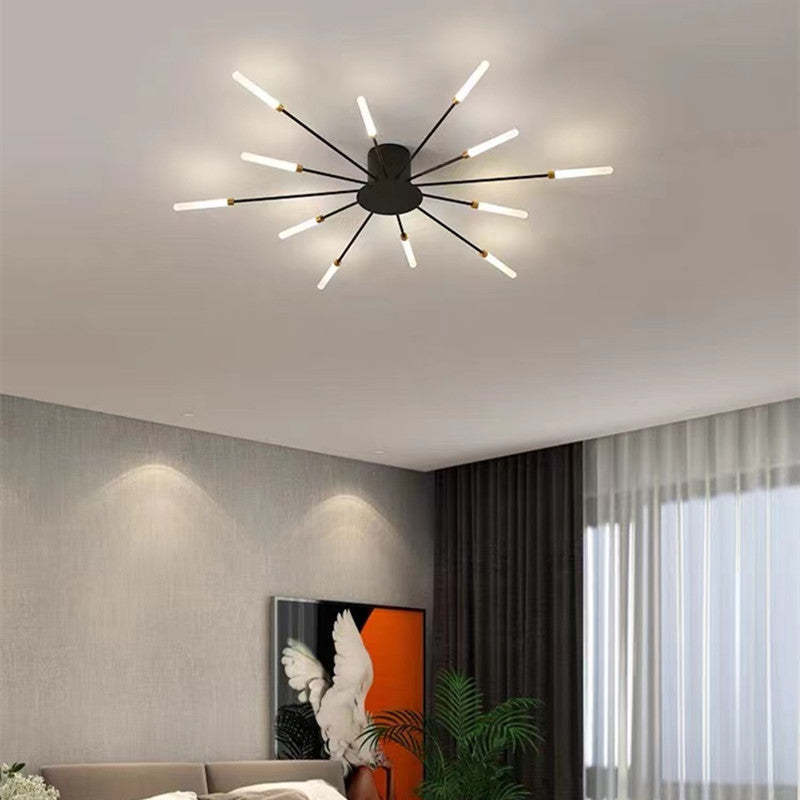 Asterra Albina Metal- og akryl-loftlampe til planmontering, 12 W til 42 W LED
