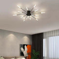 Asterra Albina Metal- og akryl-loftlampe til planmontering, 12 W til 42 W LED