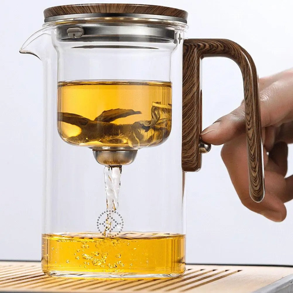 Tea Lovers Glass Teapot With Magnetic Filter For Everyday Brewing | Fioriscas