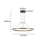 Aether Ring Chandelier With Soft Ambient Glow For Modern Interiors