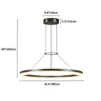 Aether Ring Chandelier With Soft Ambient Glow For Modern Interiors