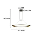 Aether Ring Chandelier With Soft Ambient Glow For Modern Interiors