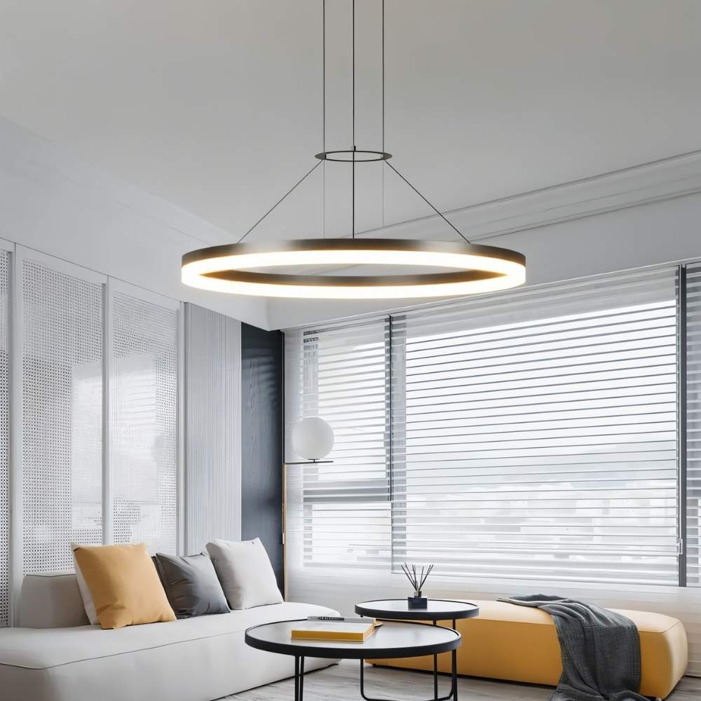 Aether Ring Chandelier With Soft Ambient Glow For Modern Interiors