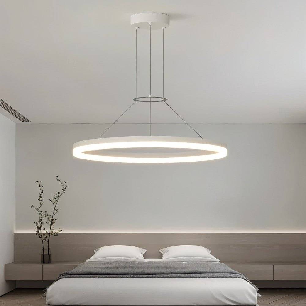 Aether Ring Chandelier With Soft Ambient Glow For Modern Interiors