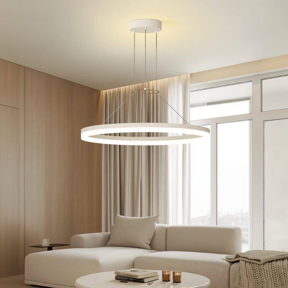 Aether Ring Chandelier With Soft Ambient Glow For Modern Interiors