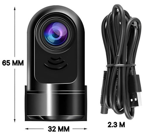 Telecamera per auto intelligente Cirro AI con registrazione in loop, GPS e visione notturna