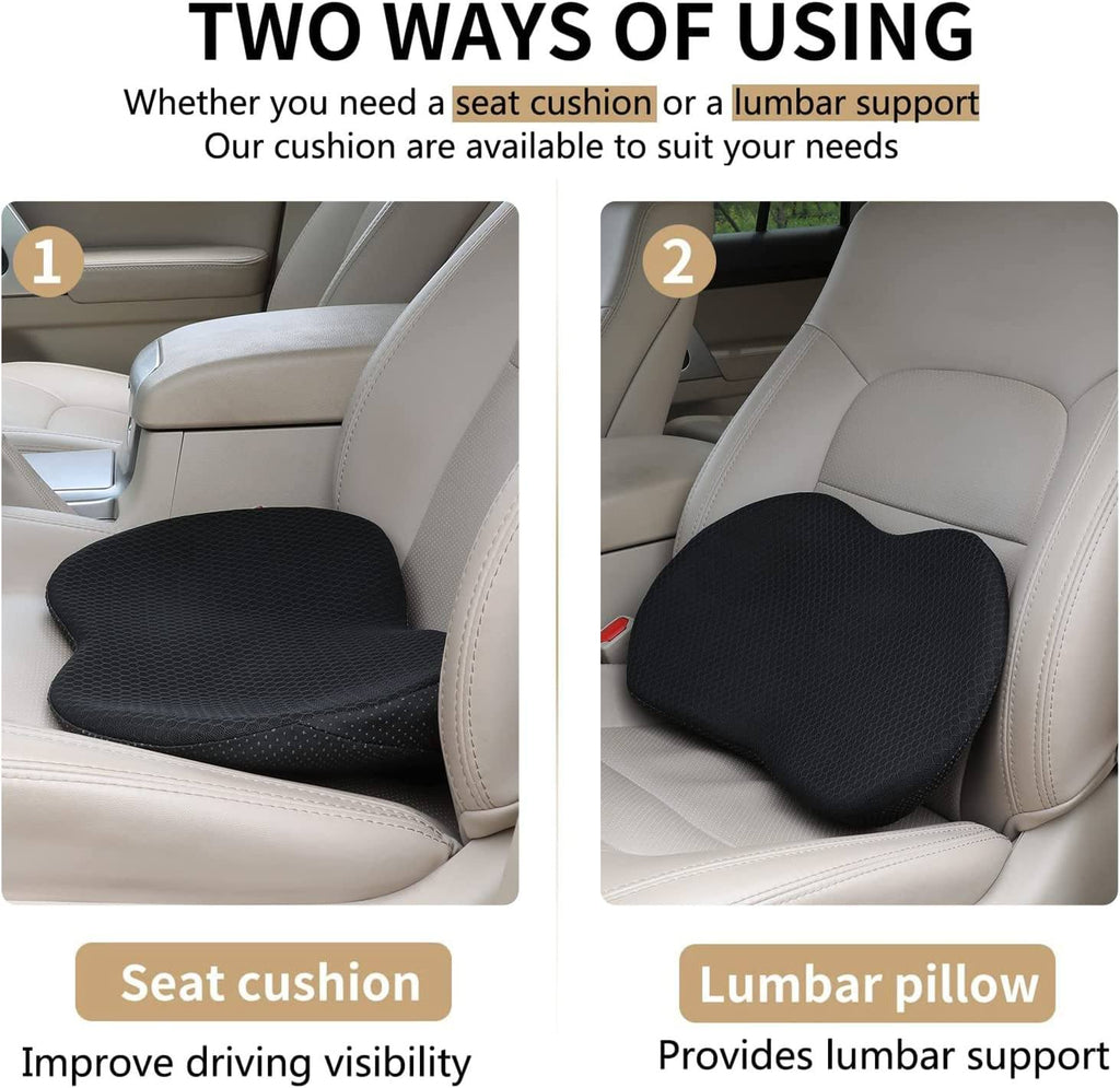 Car Seat Booster Cushion With Memory Foam For Better Visibility