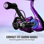 Přívlačový naviják Piscifun Carbon Prism s lesklou povrchovou úpravou z uhlíkových vláken