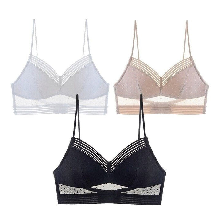 BACK WIRELESS LIFTING LACE BRA
