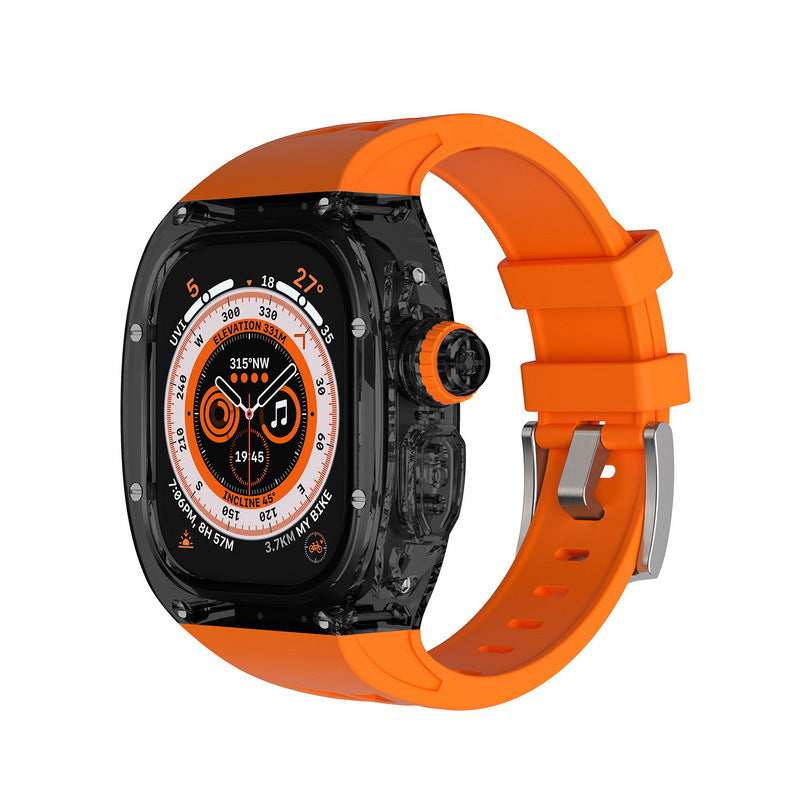 Apple Watch Ultra Case, LumaPro Rugged Polycarbonate Cover With TPU Band