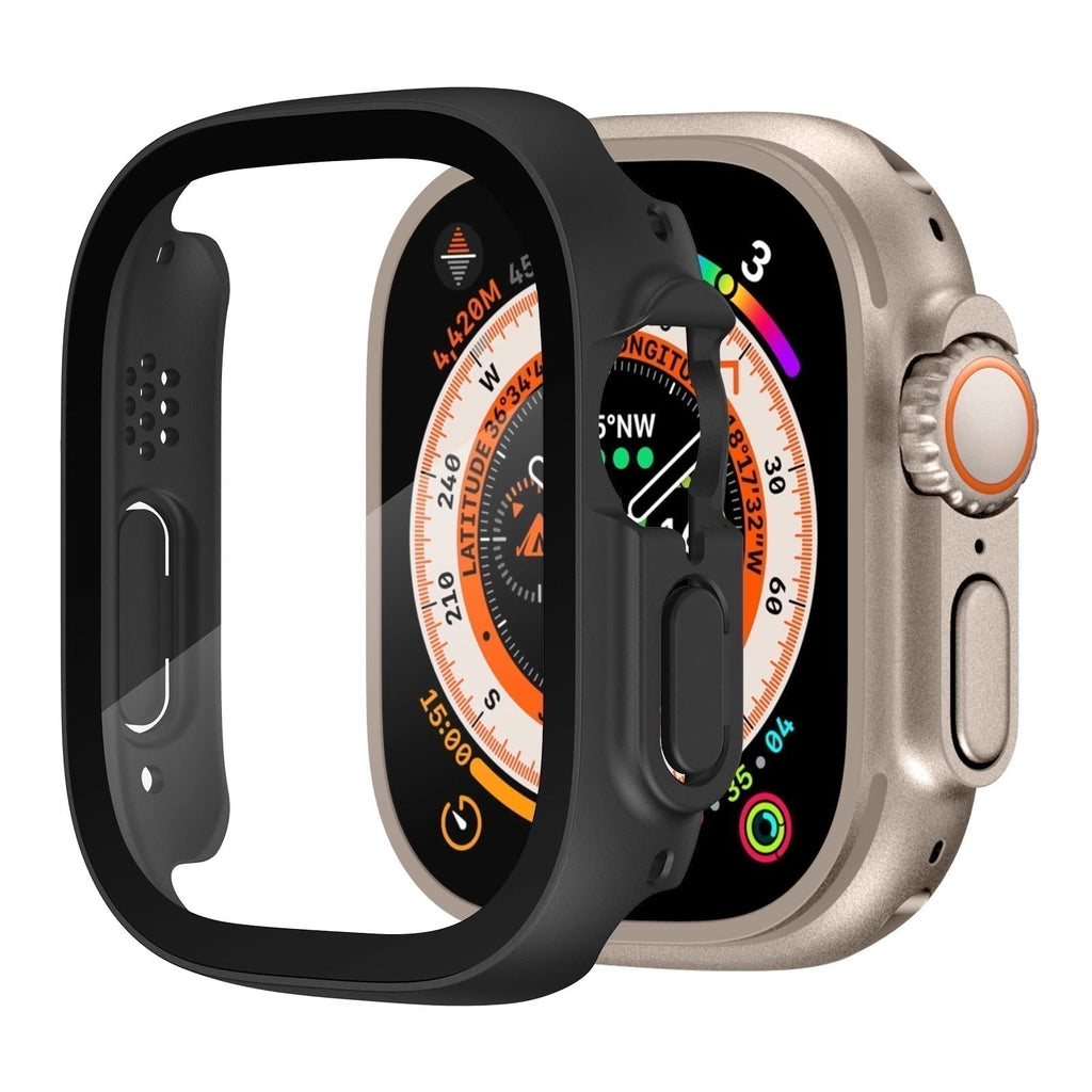 NovaGuard Snap-On Apple Watch Case With Tempered Glass Screen Cover