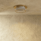 LumenAura slank LED-downlight med akrylskärm i guld- och silverfinish
