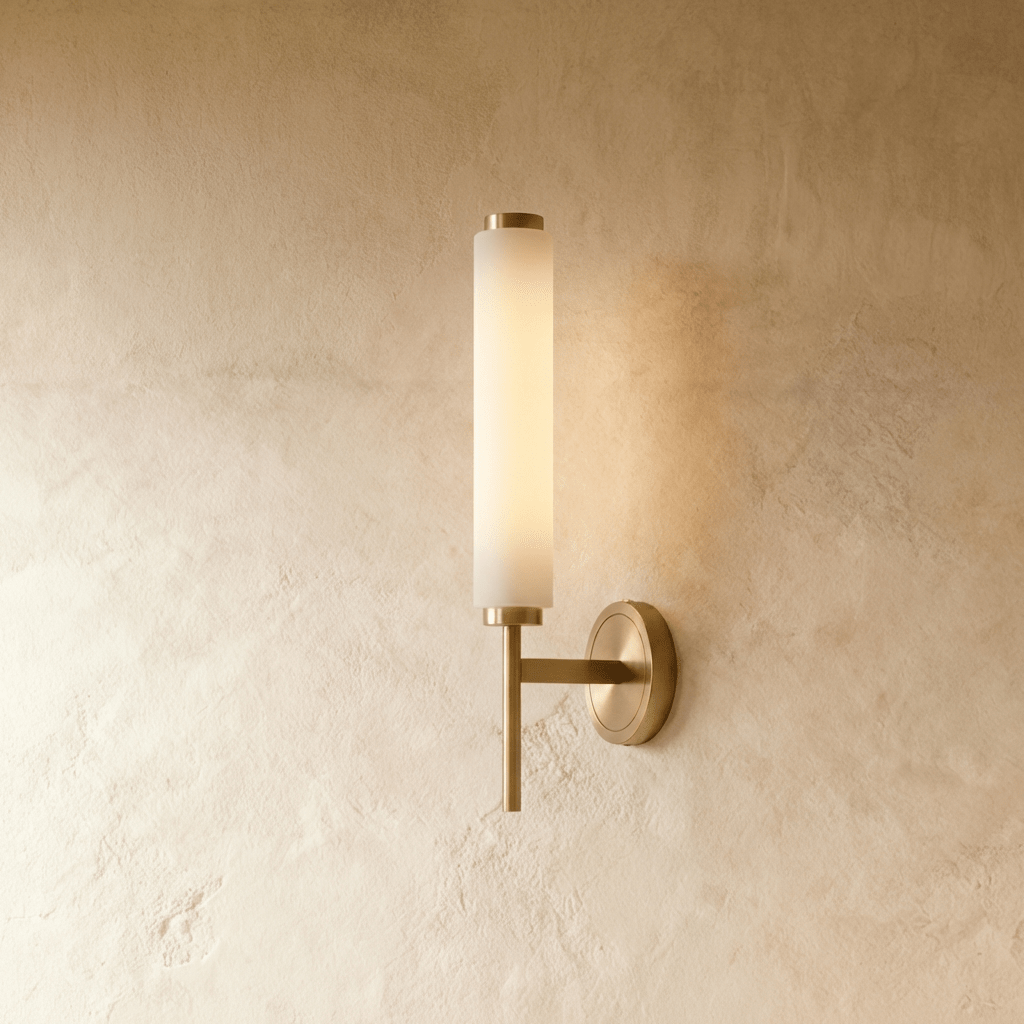LumenSilk alabastrové vertikální nástěnné světlo pro jemné architektonické osvětlení  