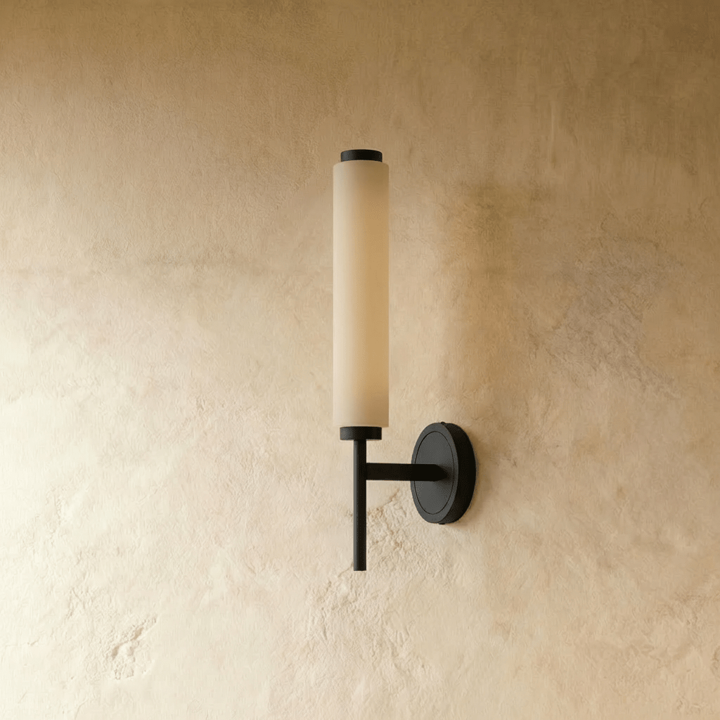 LumenSilk alabastrové vertikální nástěnné světlo pro jemné architektonické osvětlení  